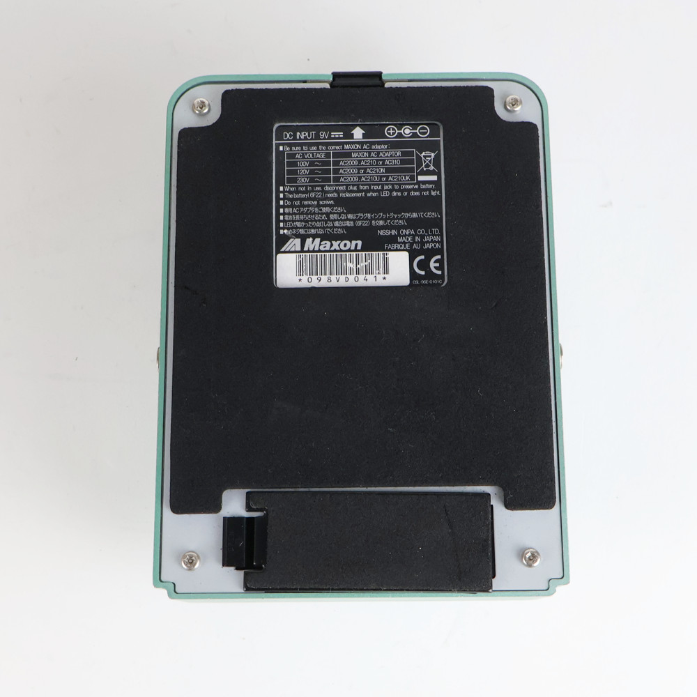 【中古】 MAXON DS830 ギターエフェクター 裏面