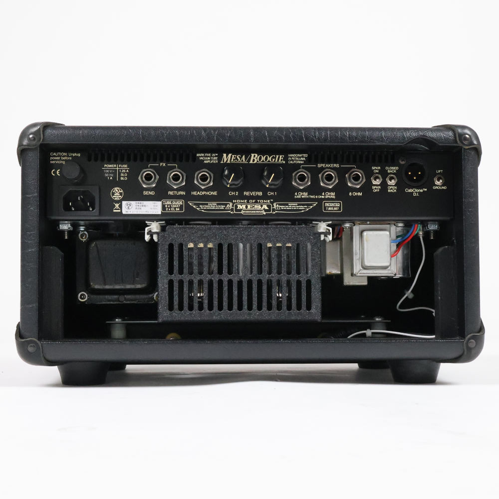 【中古】 MESA/Boogie メサブギー Mark Five：25 Head ギターヘッドアンプ 本体画像 裏 