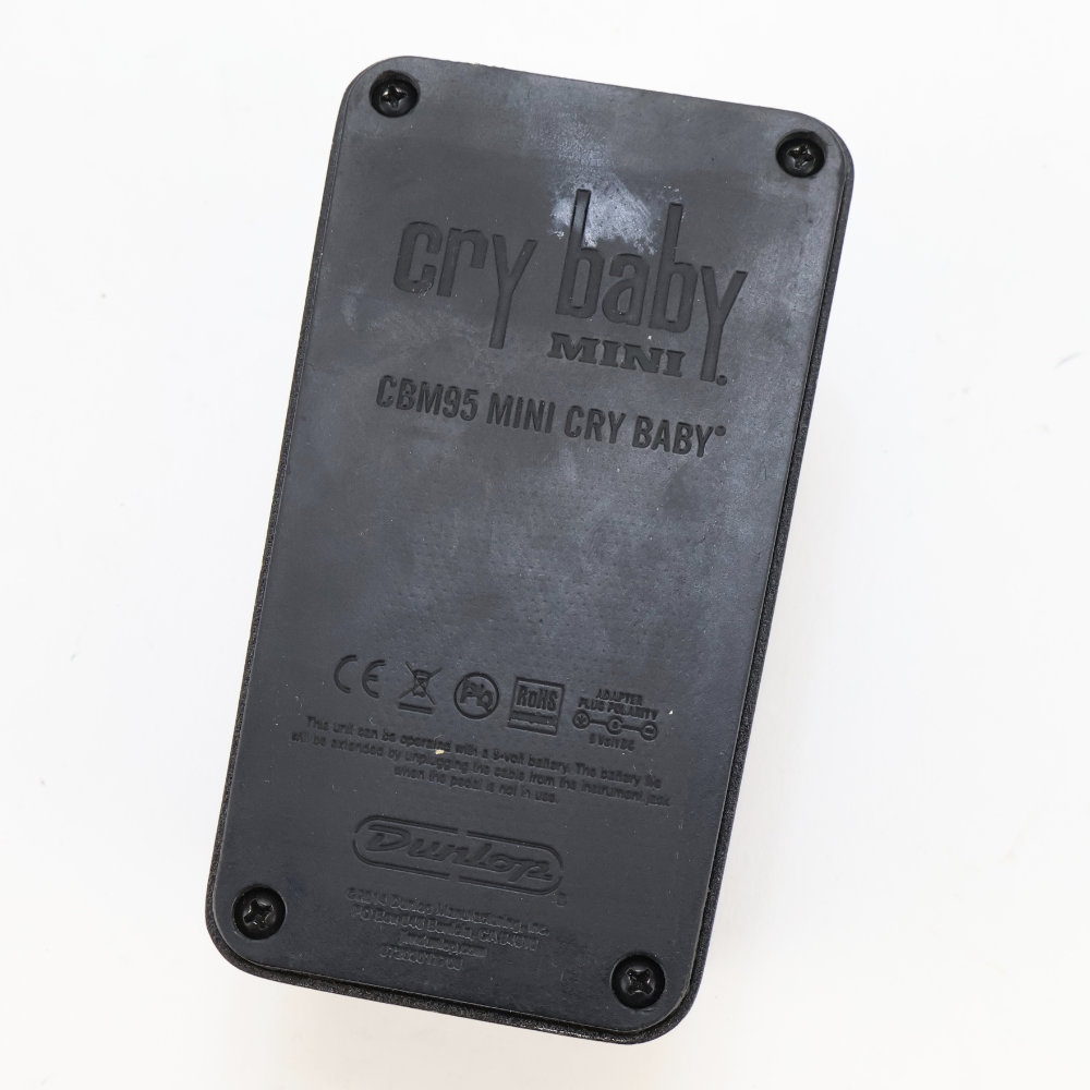 【中古】 JIM DUNLOP CBM95 CRY BABY mini ワウペダル エフェクター 底面