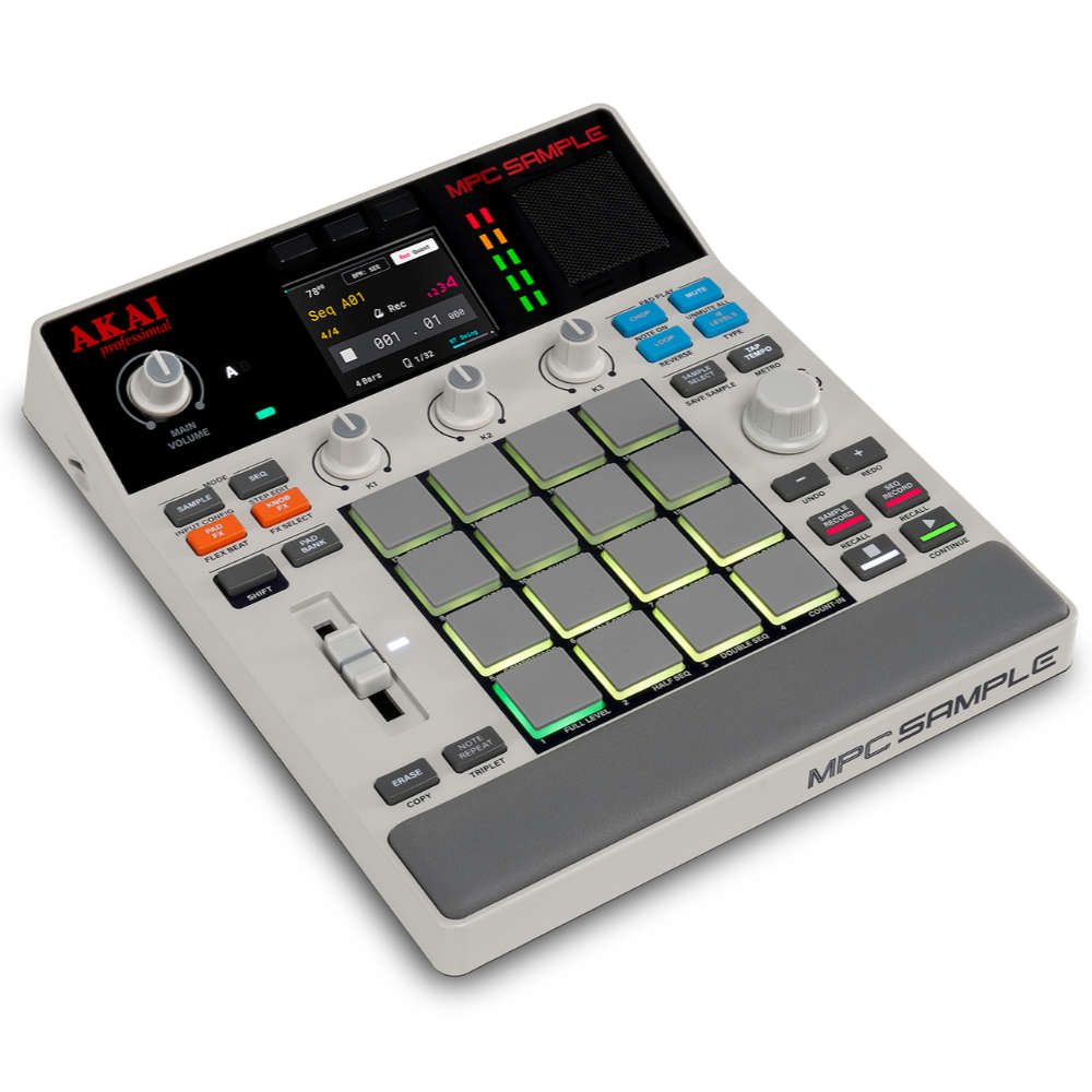 AKAI Professional アカイプロフェッショナル MPC Sample サンプラー シーケンサー エフェクトプロセッサー 左アングル