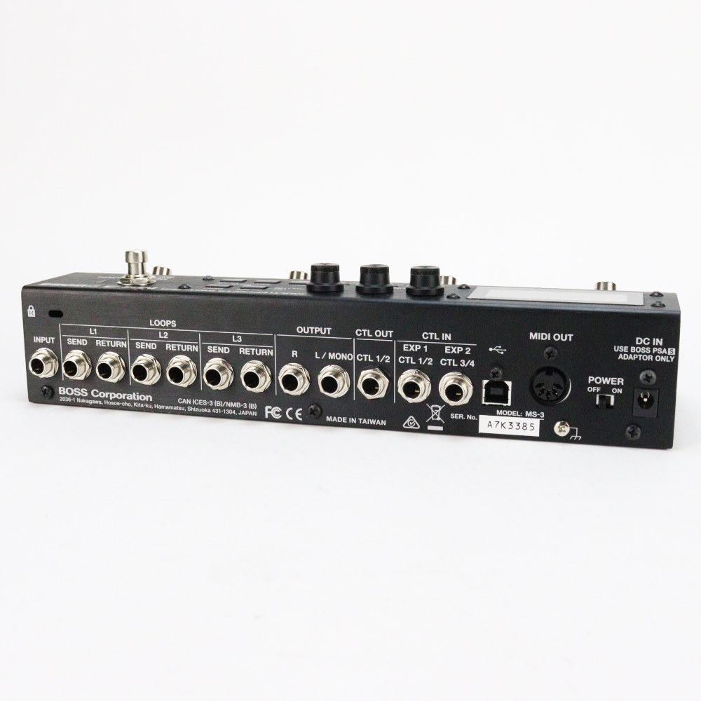 【中古】 BOSS MS-3 Multi Effects Switcher マルチエフェクター&スイッチャーシステム プラグインアウト