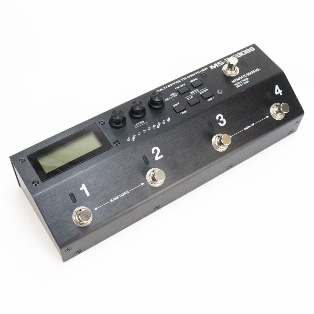 【中古】 BOSS MS-3 Multi Effects Switcher マルチエフェクター&スイッチャーシステム 本体画像 斜め
