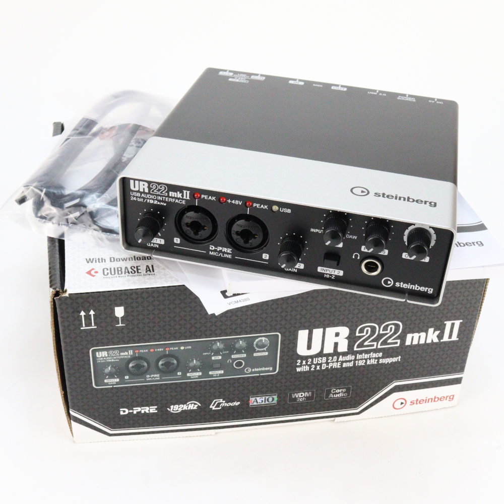 【中古】 オーディオインターフェイス Steinberg UR22mkII スタインバーグ USBオーディオインターフェース UR22 mk2