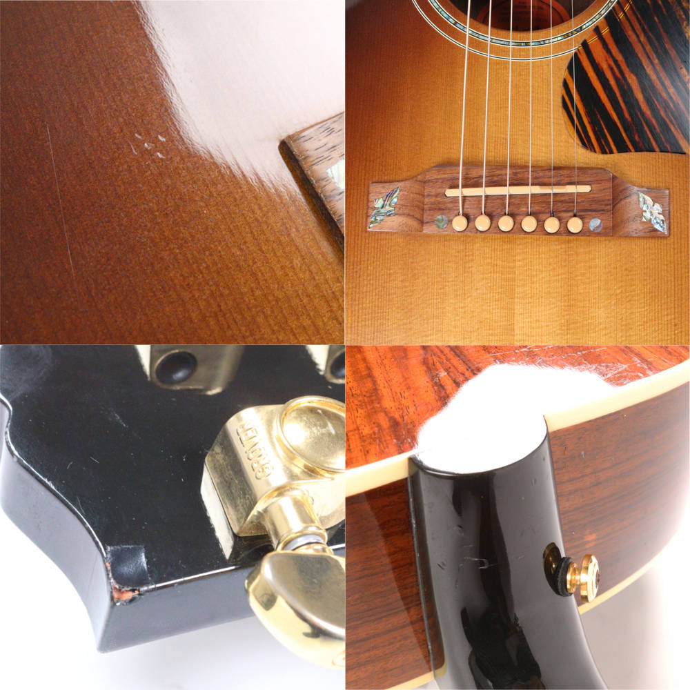 【中古】 アコースティックギター Gibson Custom Shop J-45 Custom Limited Edition Flower Inlay Vintage Sunburst 2019年製 ローズウッドバック＆サイド フラワーインレイ L.R.Baggs ANTHEMピックアップ搭載 詳細画像