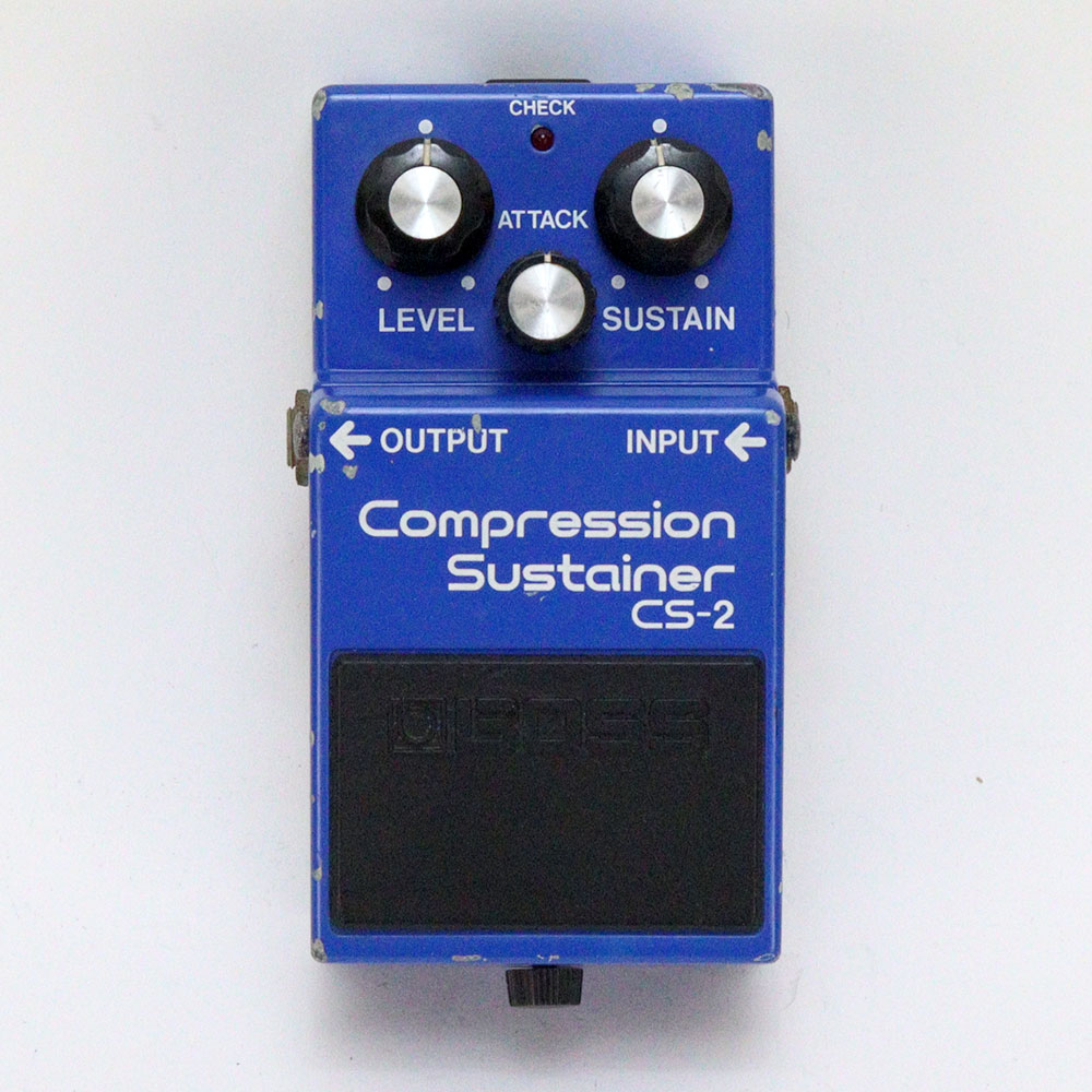 【中古】コンプレッサー エフェクター BOSS CS-2 Compression Sustainer Made in Japan ギターエフェクター