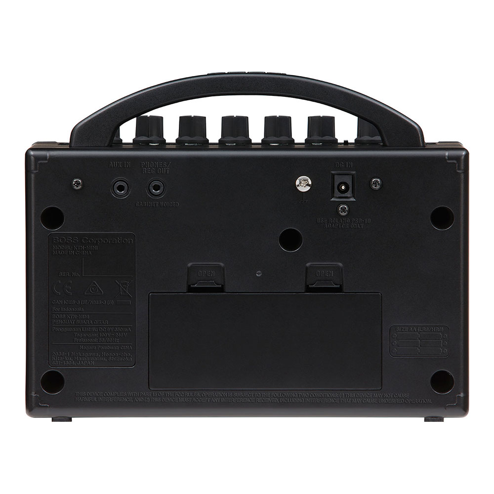 【訳あり】 BOSS KTN-MINI アウトレット 動作確認用電池欠品 ギターアンプ KATANA AMP MINI カタナアンプミニ 背面