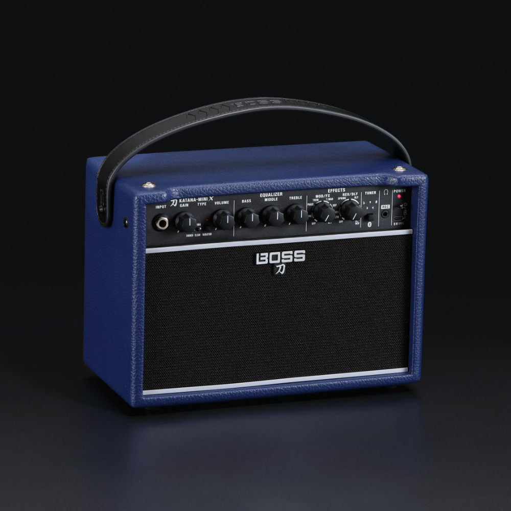 【訳あり】 BOSS ボス KTN-MINI X BLUE アウトレット 小型ギターアンプ KATANA AMP MINI X カタナアンプミニエックス KTN-MINXBL 全体