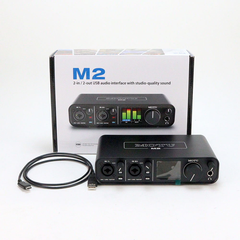 【中古】 MOTU M2 2in 2out オーディオインターフェイス