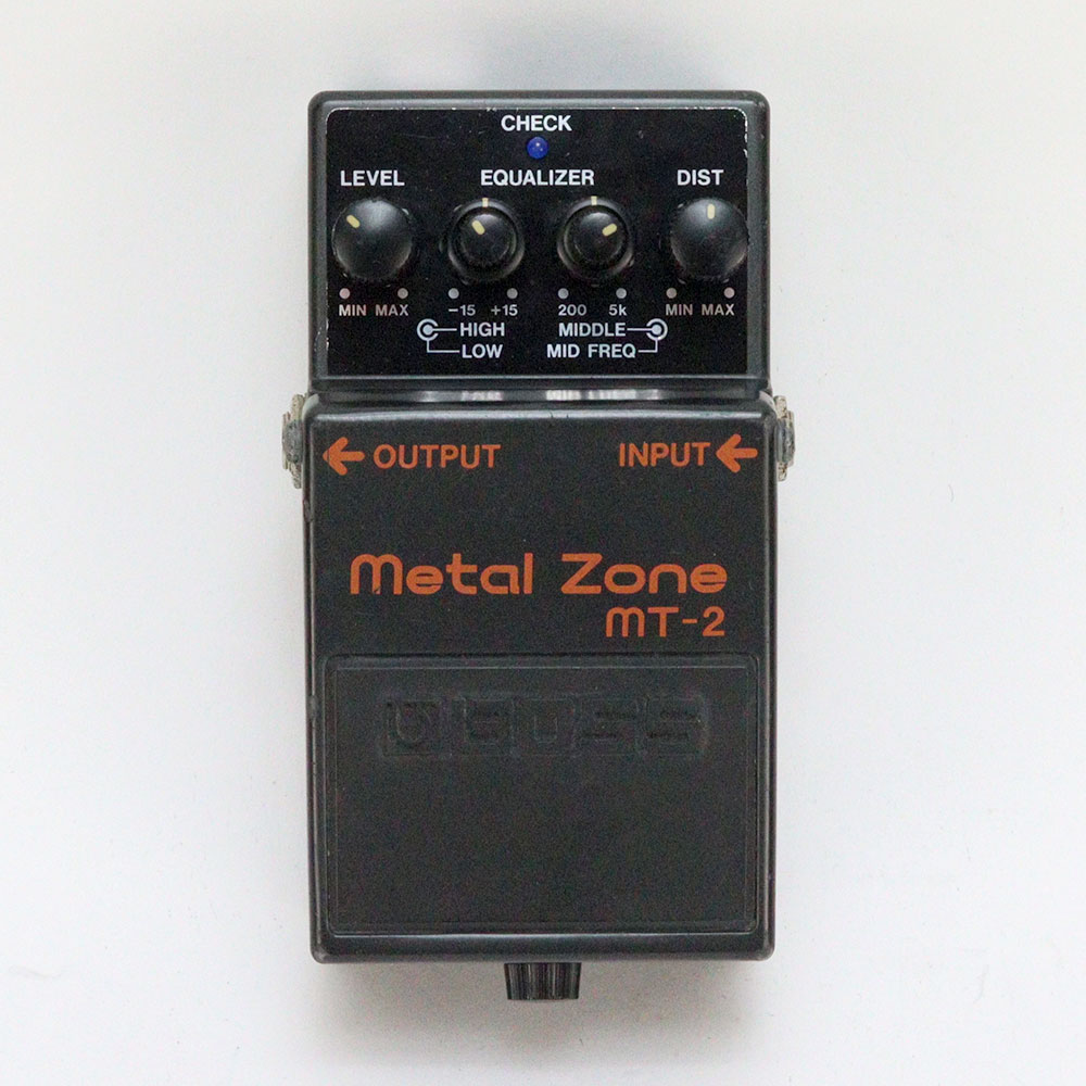 【中古】メタルゾーン エフェクター BOSS MT-2 Metal Zone ボス ギターエフェクター