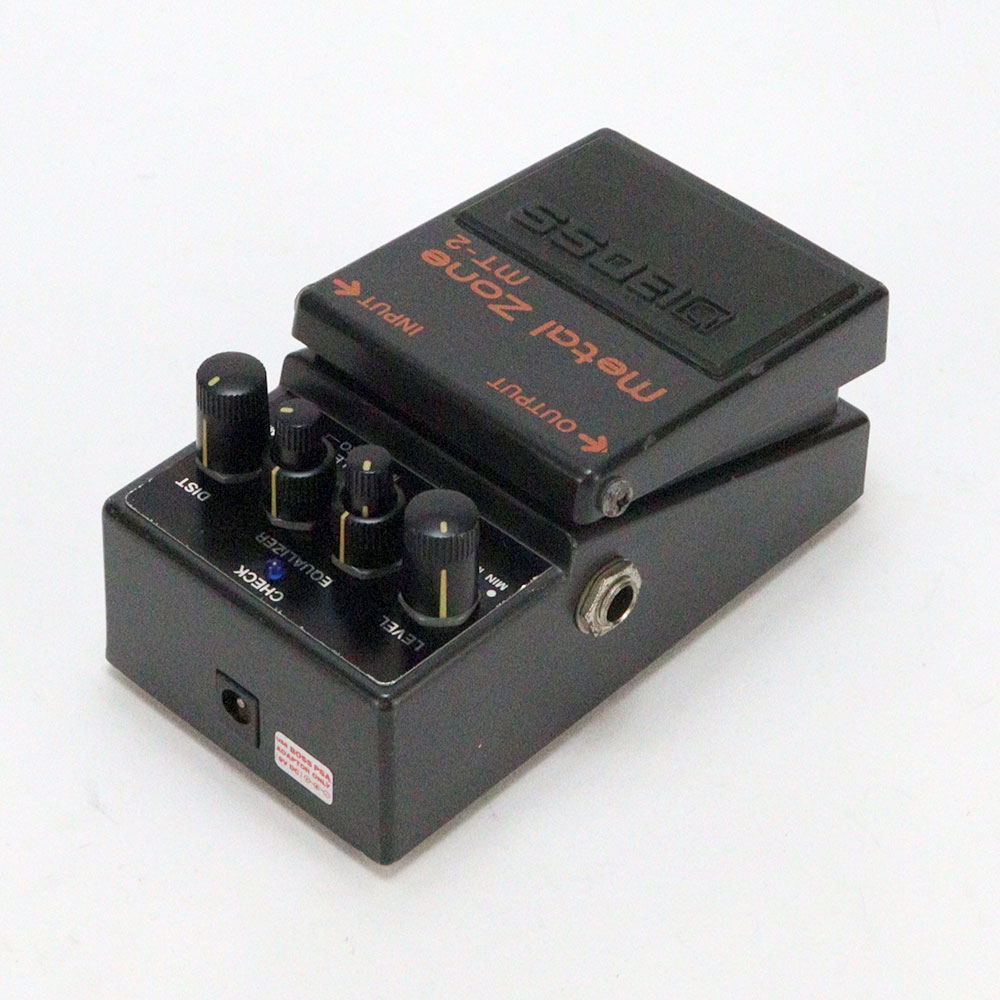 【中古】メタルゾーン エフェクター BOSS MT-2 Metal Zone ボス ギターエフェクター 全体