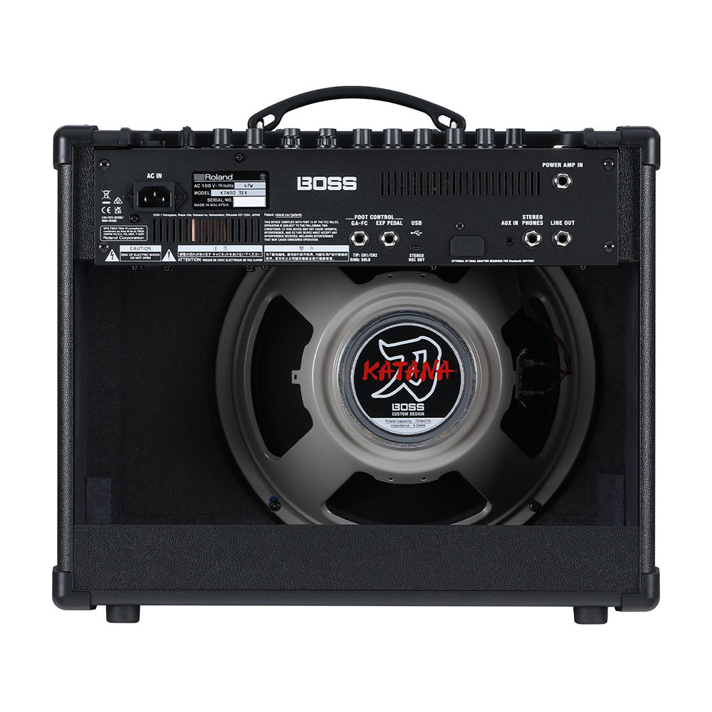 【訳あり】 BOSS KTN-50 3 EX KATANA-50 GEN 3 EX アウトレット カタナアンプ 第三世代 50ワット 12インチスピーカー搭載 背面