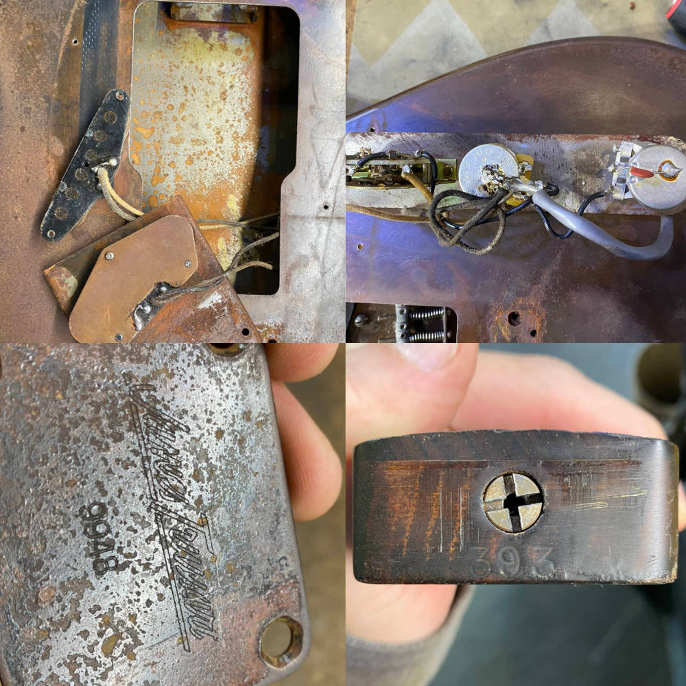 【中古】JAMES TRUSSART ジェームス トラサート STEELCASTER スティールキャスター エレキギター 内部