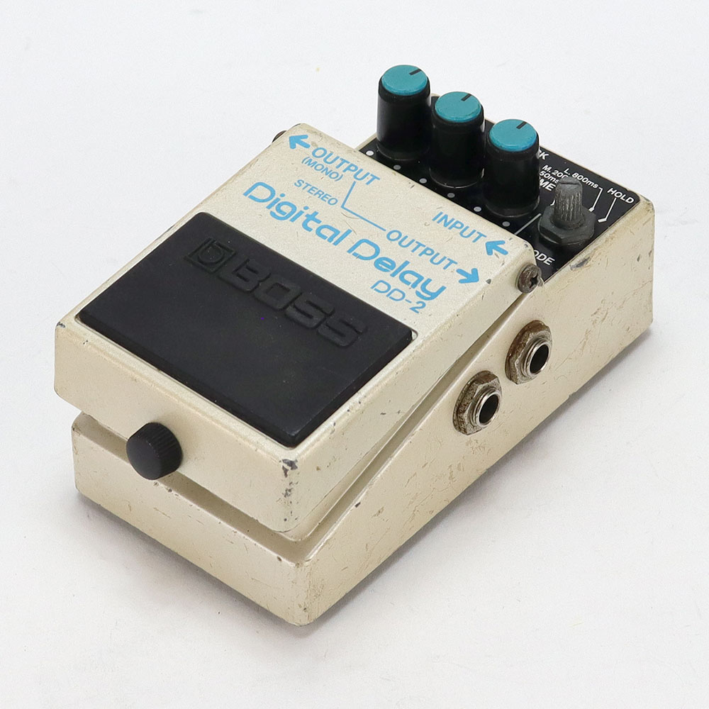 【中古】 デジタルディレイ エフェクター BOSS DD-2 Digital Delay Made in JAPAN ギターエフェクター 全体
