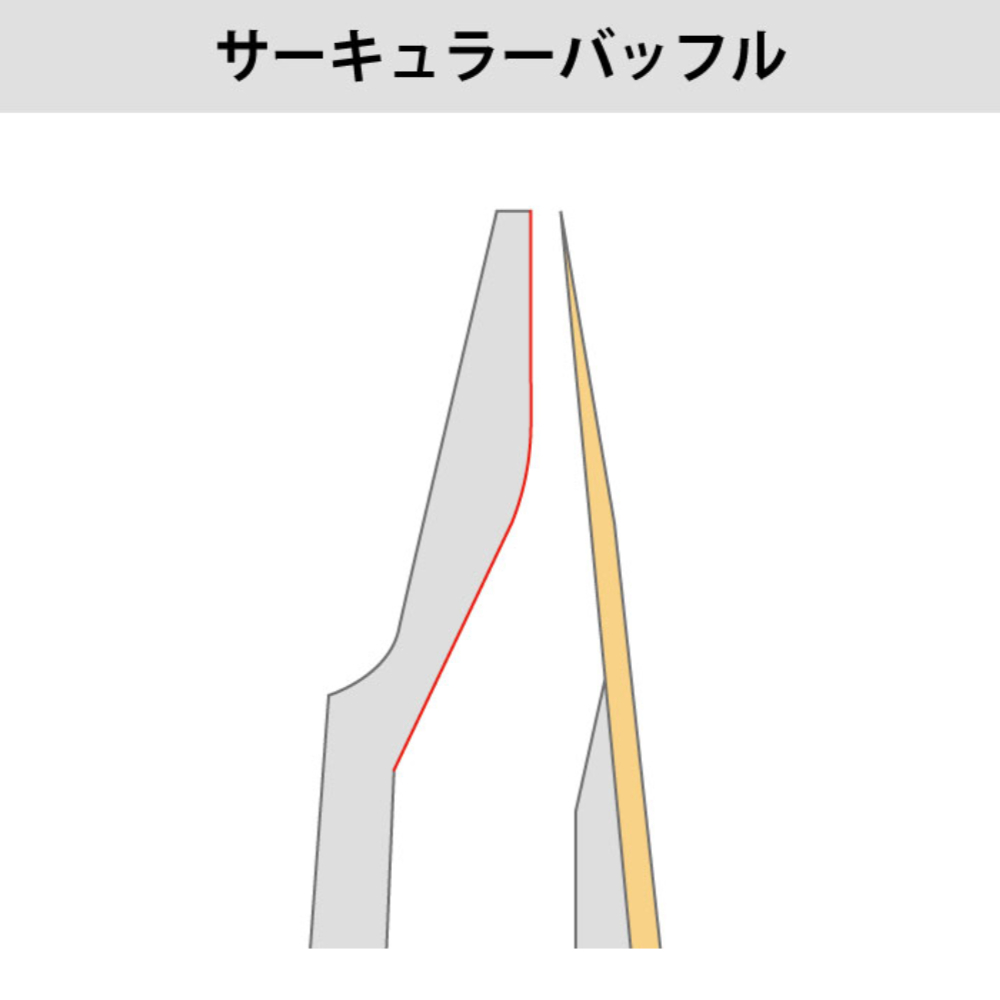 サイオス SYOS Steady 8 Gray & White ソプラノサックス用マウスピース バッフル画像