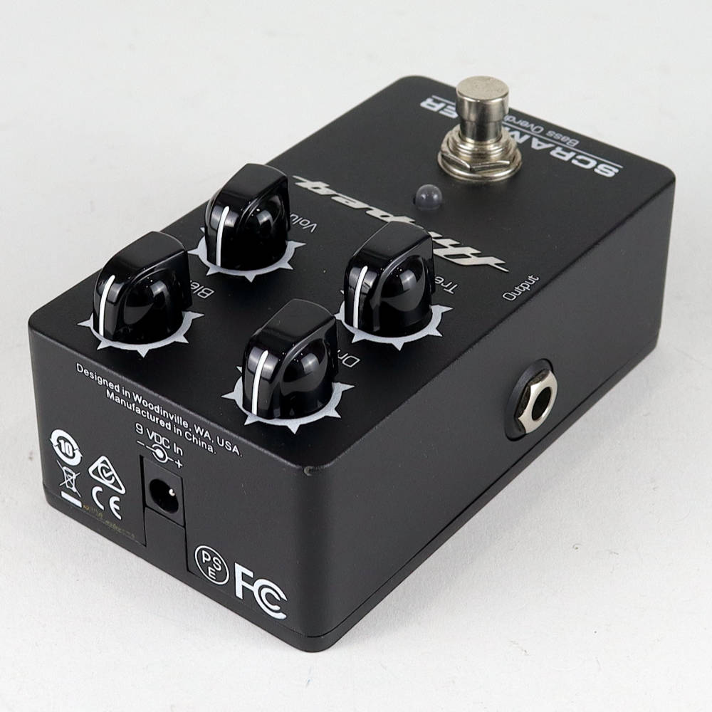 【中古】 Ampeg Scrambler Bass Overdrive ベースオーバードライブ 左サイド