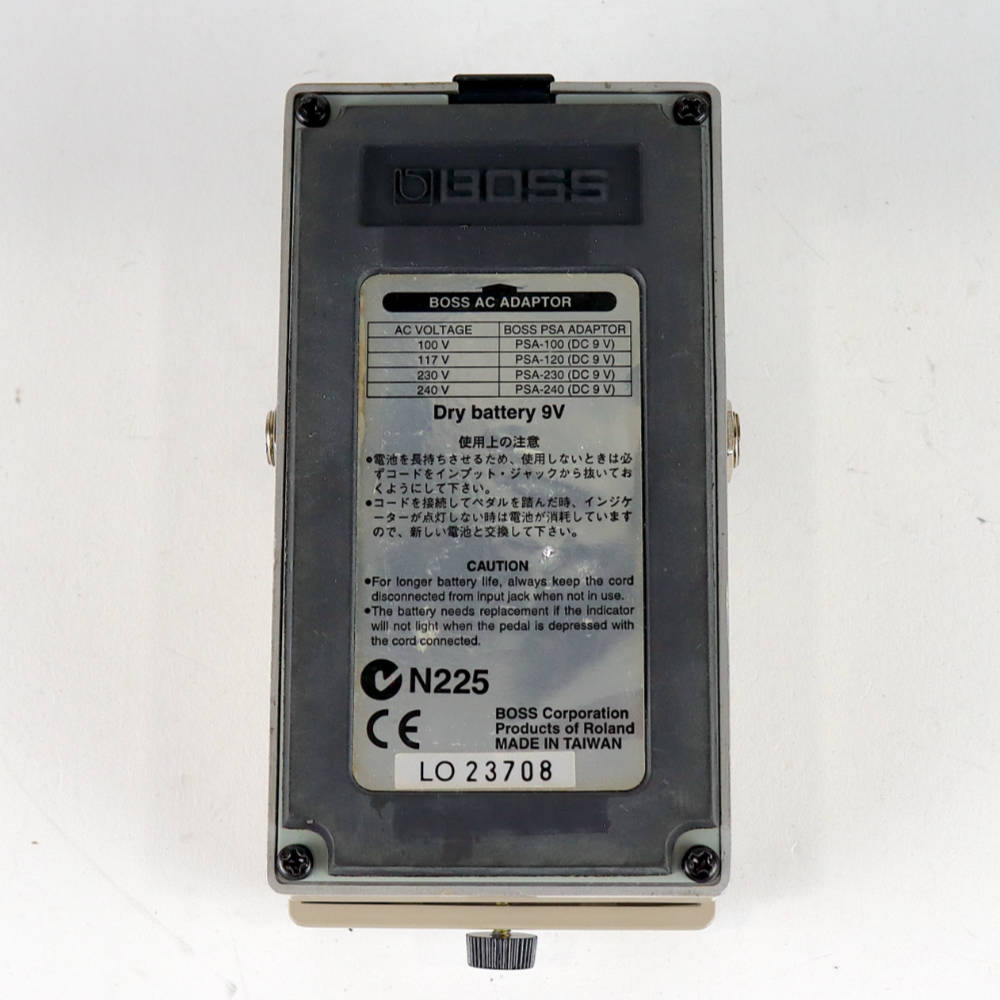 【中古】イコライザー エフェクター BOSS GE-7 Equalizer ギターエフェクター 裏面