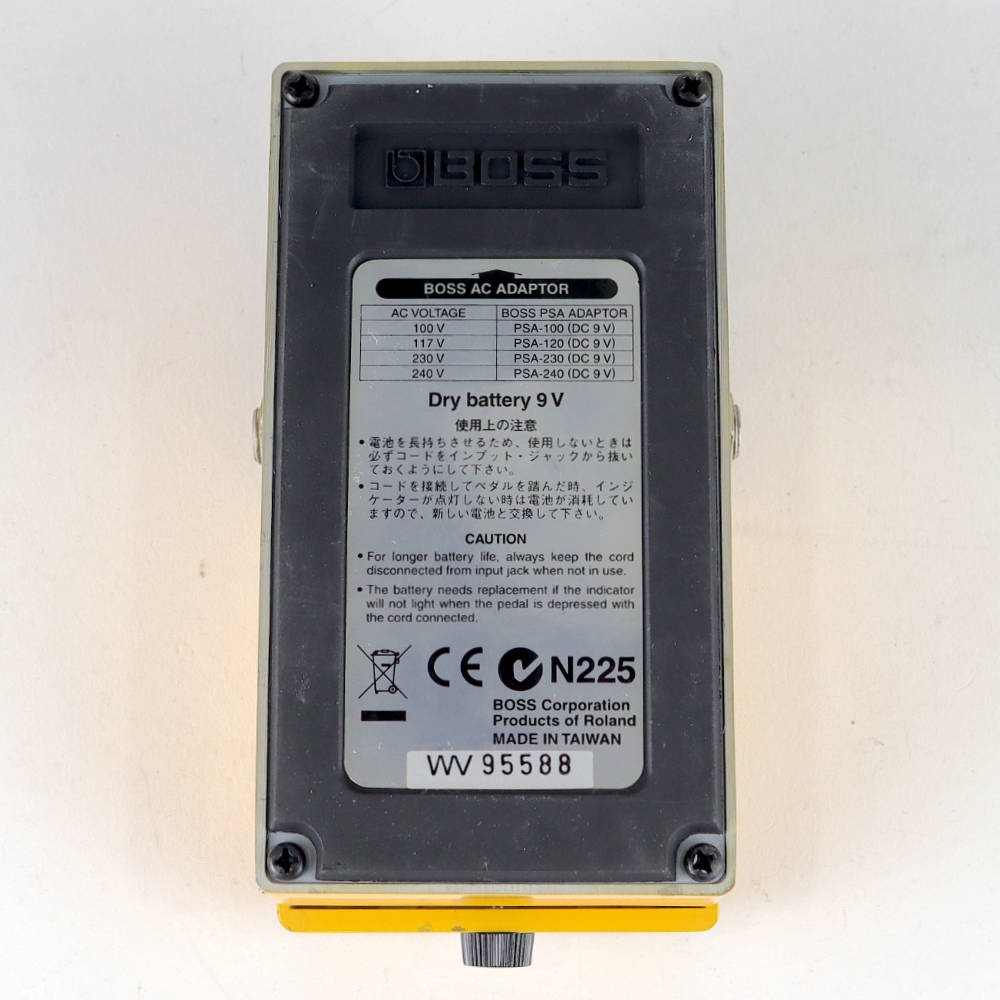 【中古】オーバードライブ ディストーション エフェクター BOSS OS-2 OverDrive Distortion ギターエフェクター 裏面