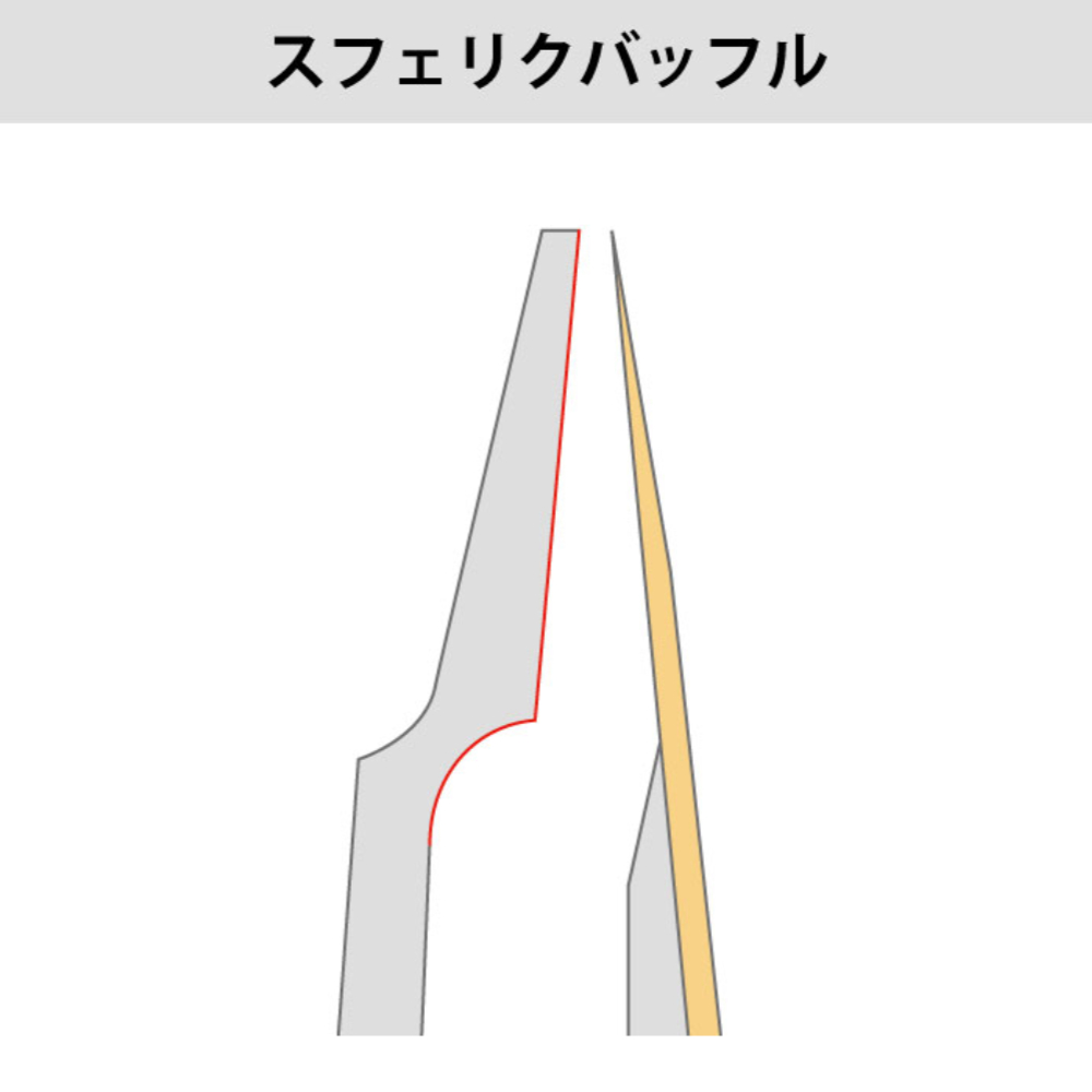 サイオス SYOS Steady 7 Gray & White バリトンサックス用マウスピース バッフル画像