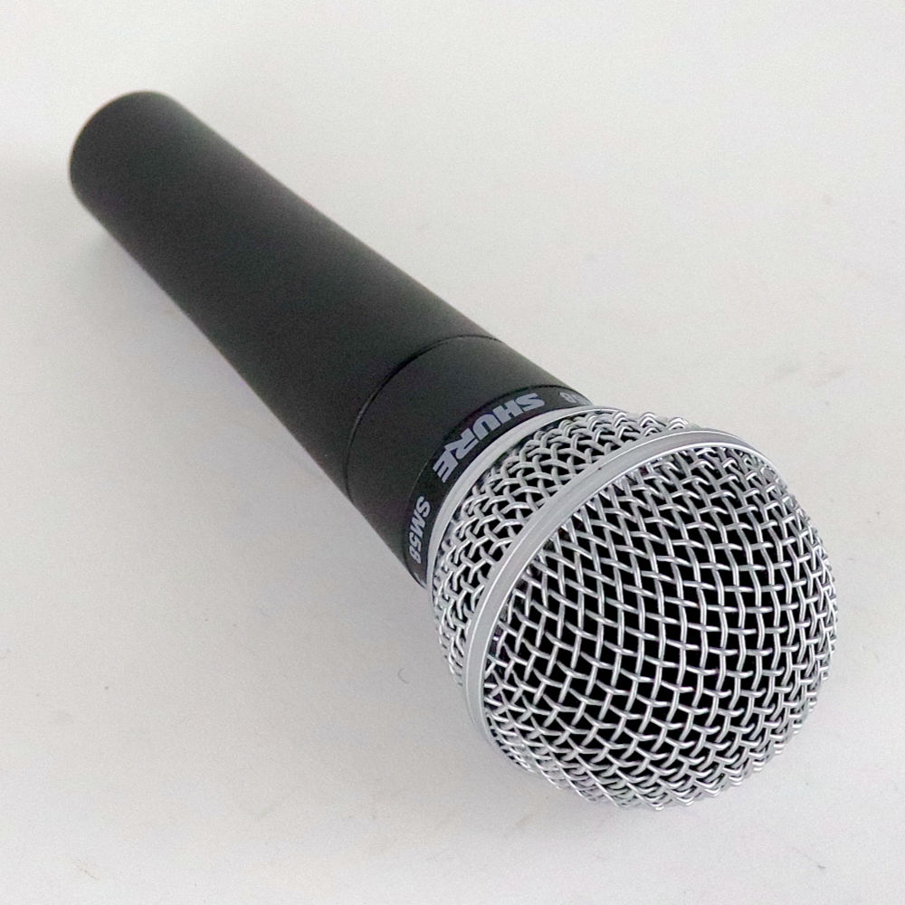 【中古】 マイク ダイナミックマイク ボーカル用 SHURE SM58 シュアー 58 ゴッパ シュア グリル側