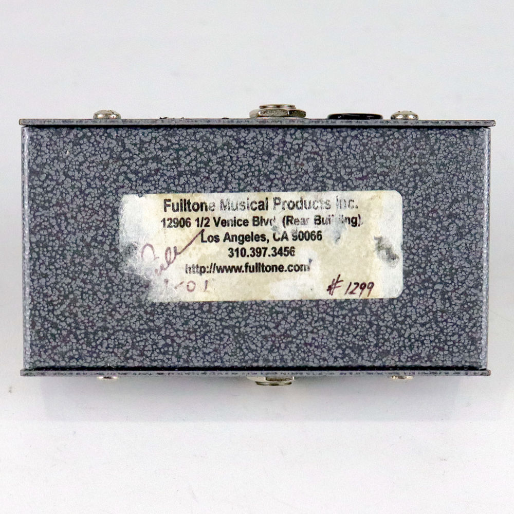 【中古】 Fulltone フルトーン Fat-Boost V1 ブースター ギターエフェクター 裏面