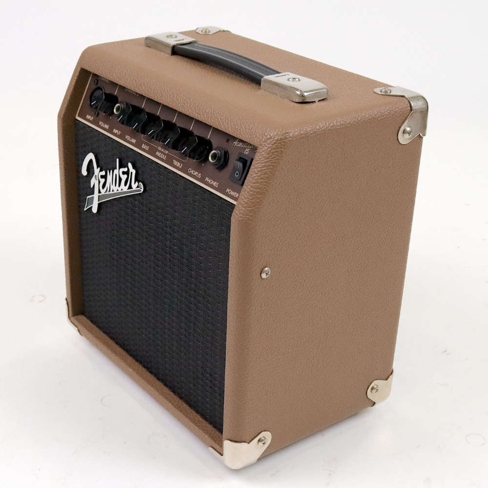 【中古】ギターアンプ アコースティックギター用 Fender Acoustasonic 15 フェンダー アコースタソニックアンプ 右サイド