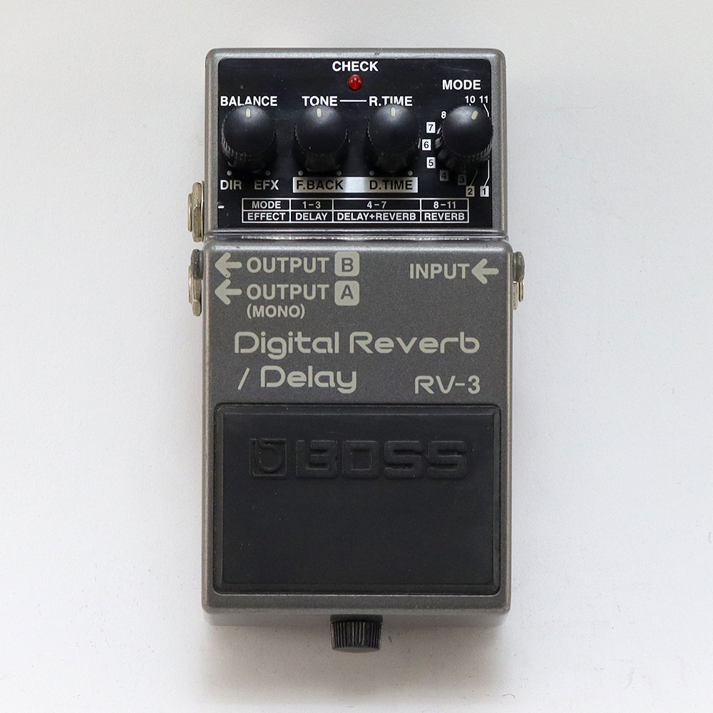 【中古】 デジタルリバーブ ディレイ エフェクター BOSS RV-3 Digital Reverb Delay ボス ギターエフェクター