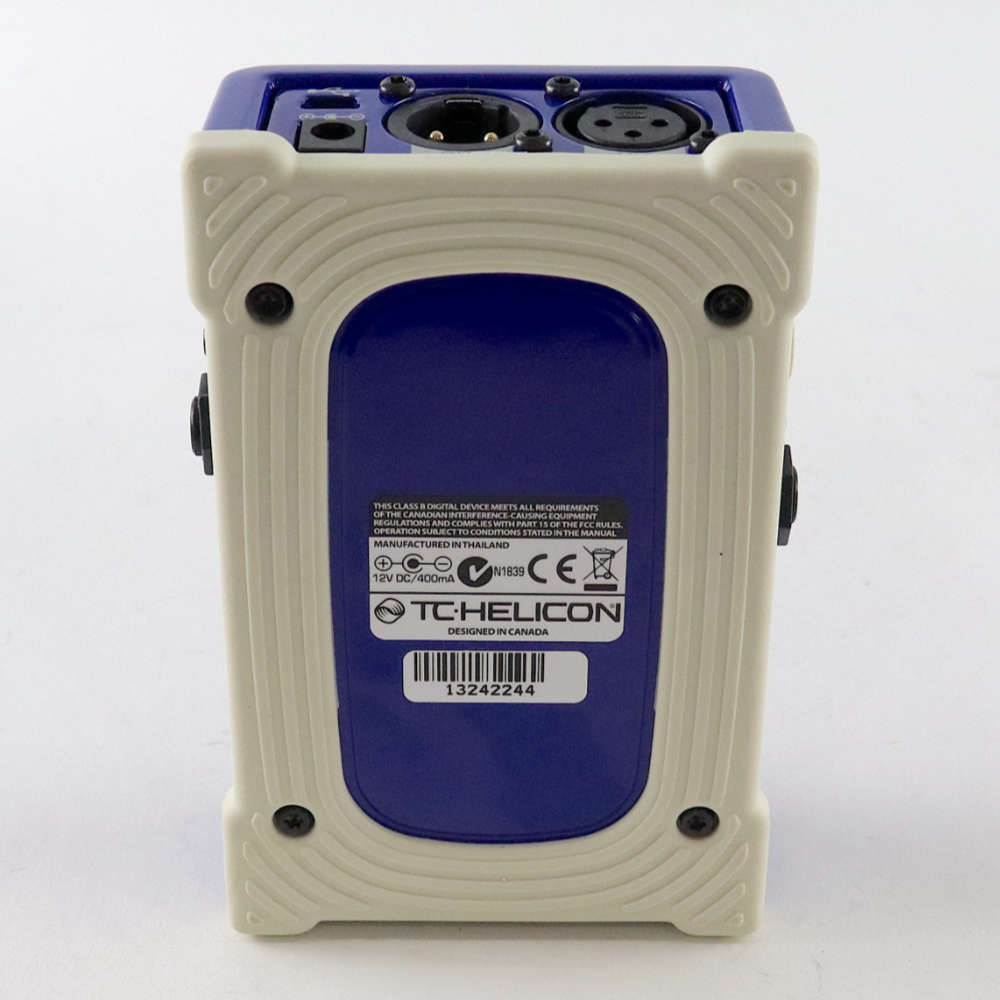 【中古】 TC-HELICON HARMONY SINGER 1 ボーカルエフェクター ハーモニーシンガー TCヘリコン 背面