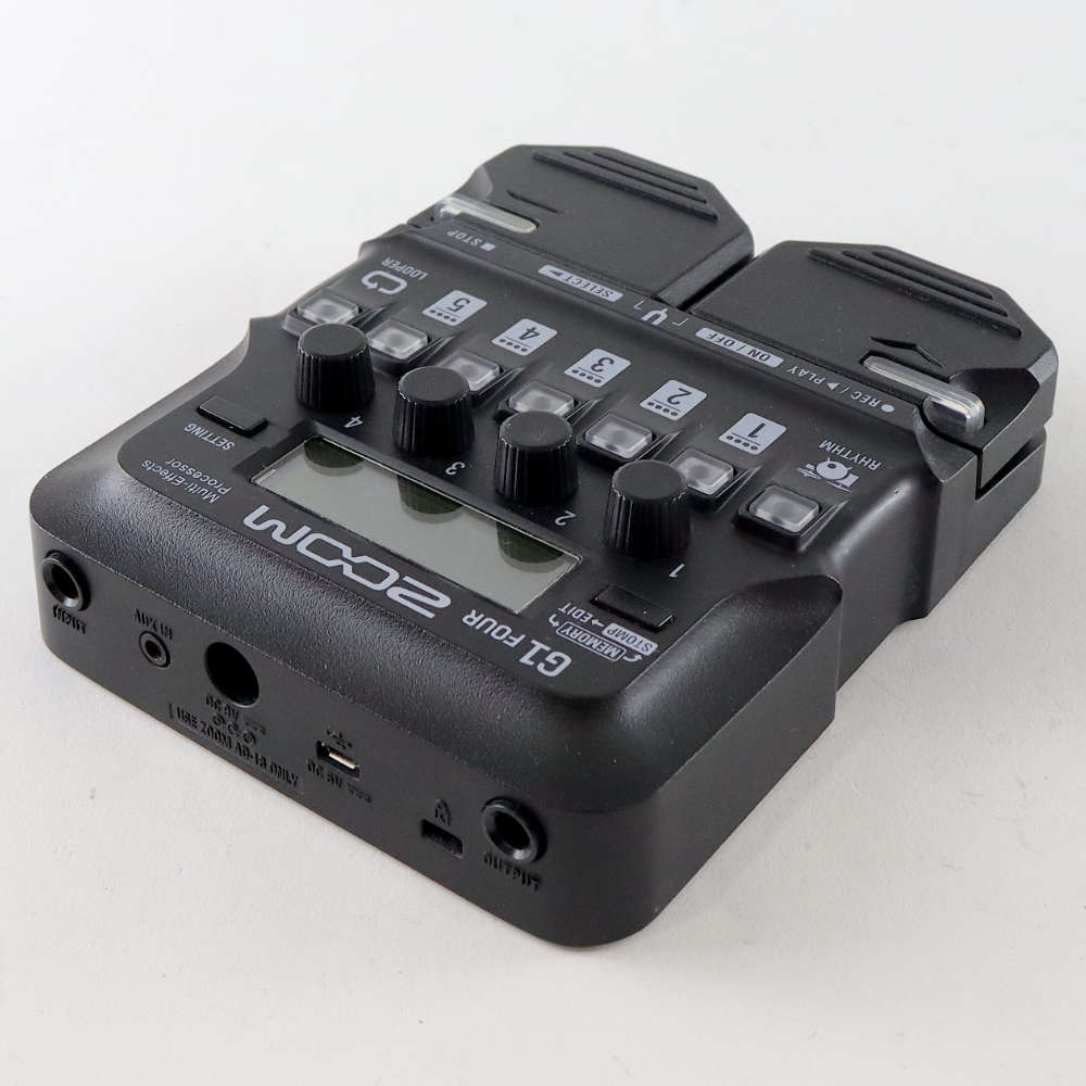 【中古】 ズーム ZOOM G1 FOUR ギターマルチエフェクター 左サイド