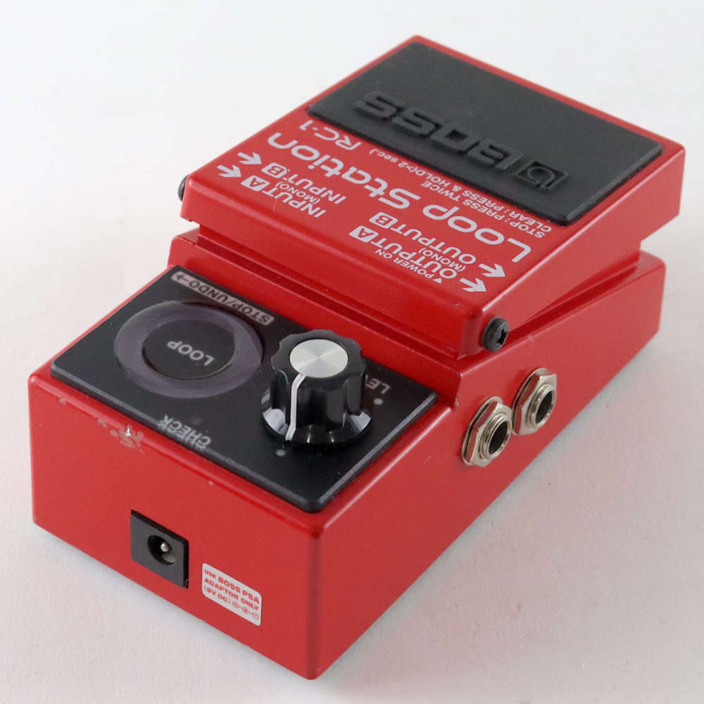 【中古】 ループステーション エフェクター BOSS RC-1 Loop Station ボス ギターエフェクター 左サイド