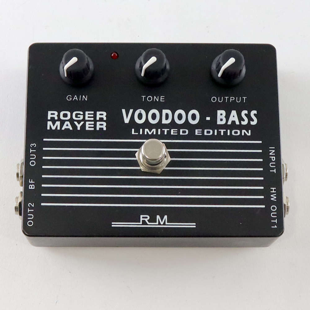 【中古】 ベースオーバードライブ ロジャーメイヤー ROGER MAYER VOODOO-BASS ブードゥーベース ファズ 正面