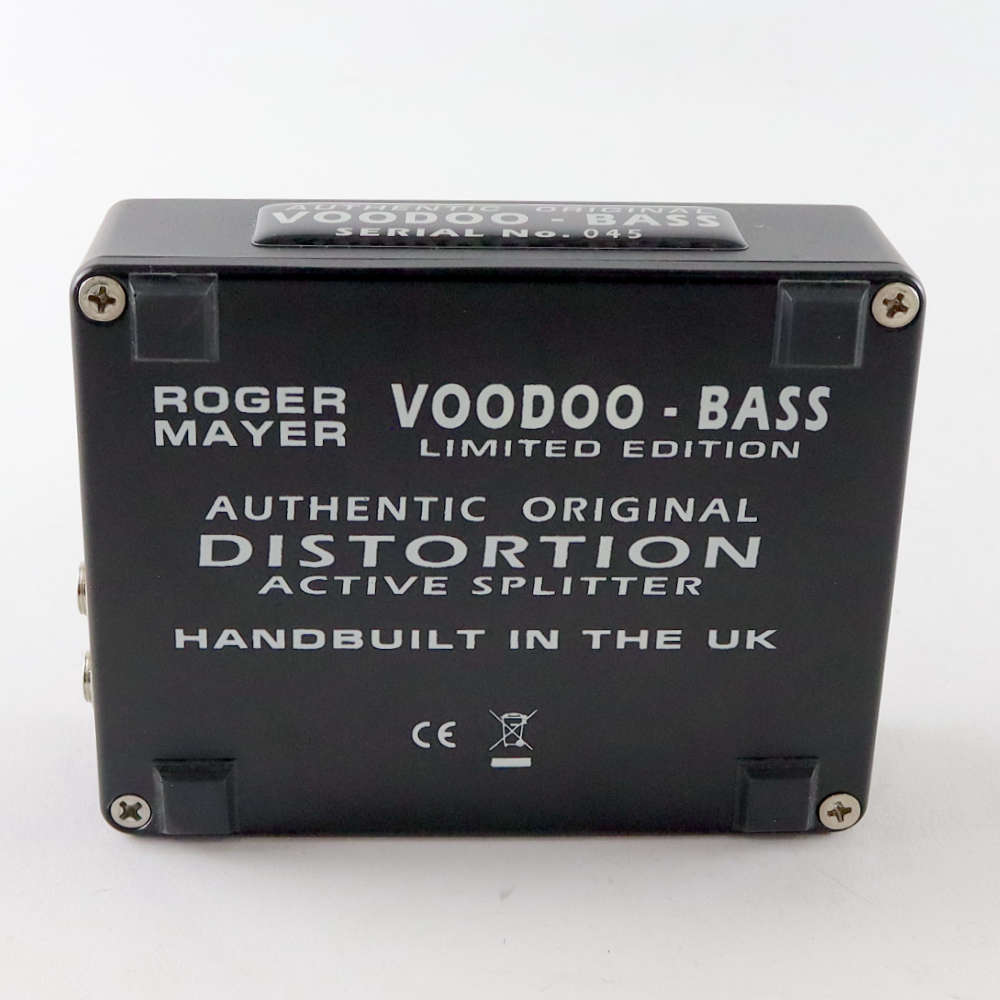 【中古】 ベースオーバードライブ ロジャーメイヤー ROGER MAYER VOODOO-BASS ブードゥーベース ファズ 裏面