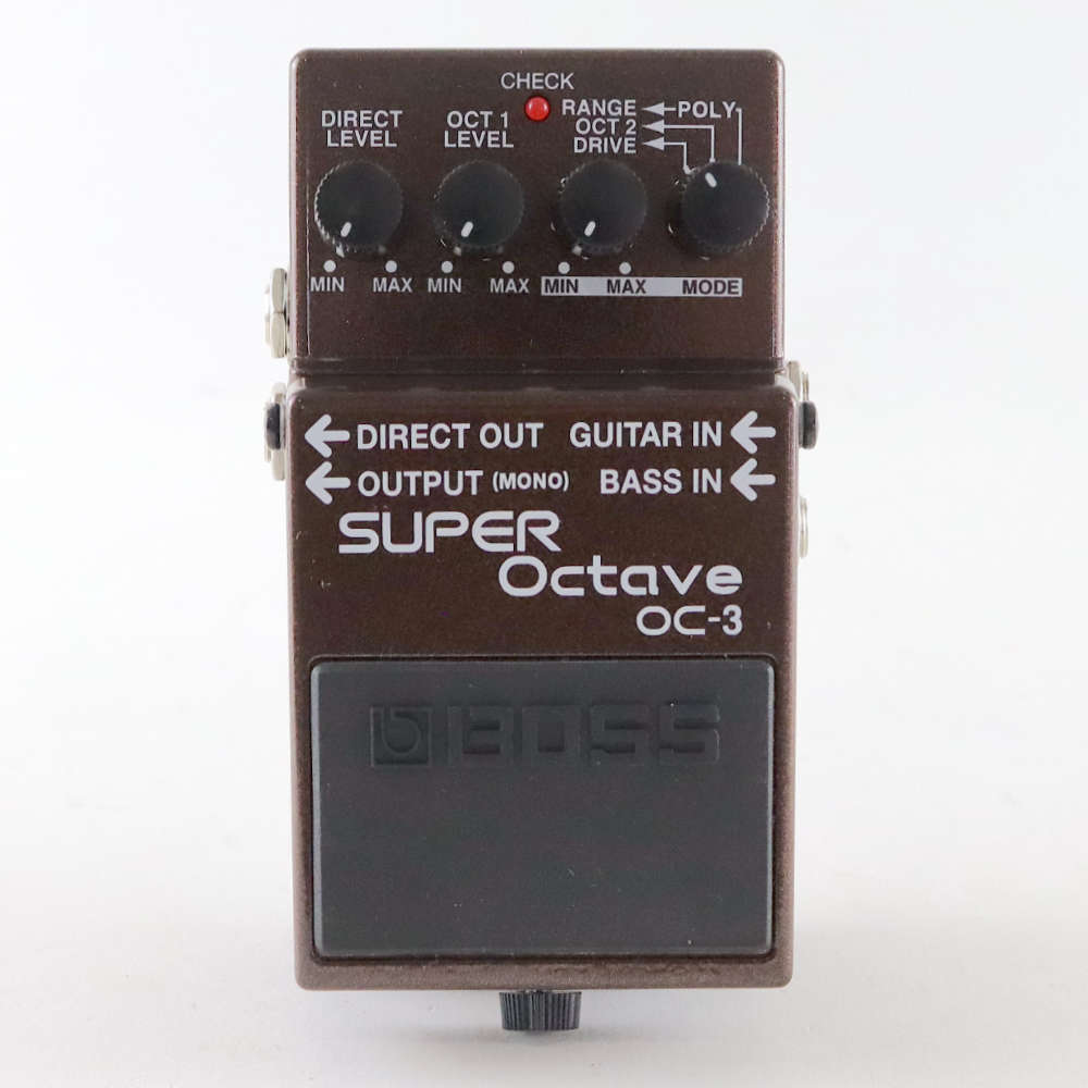 【中古】 スーパーオクターブ エフェクター BOSS OC-3  Super Octave ギターエフェクター オクターバー 正面