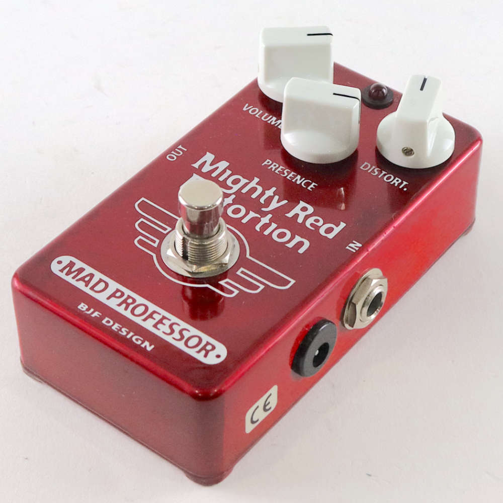 【中古】 ディストーション MAD PROFESSOR Might Red Distortion BJF DESIGN 右サイド