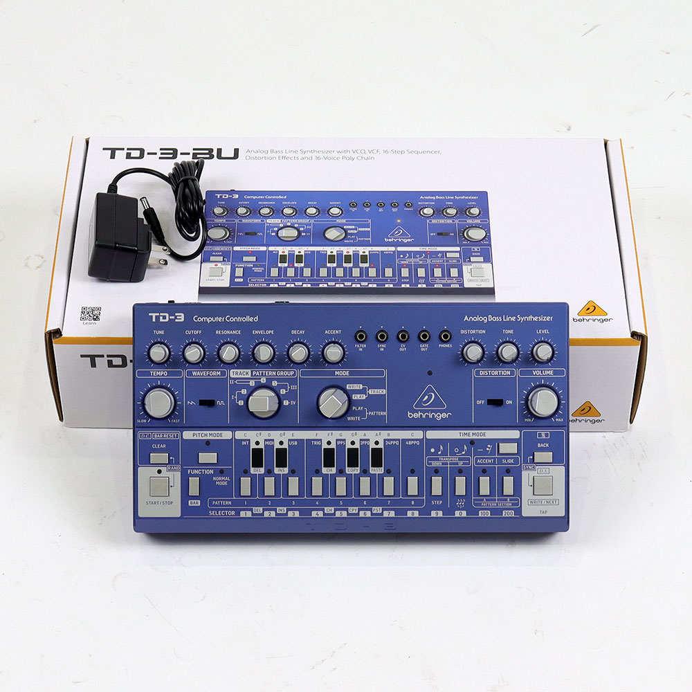 【中古】 BEHRINGER TD-3-BU アナログ ベースライン シンセサイザー