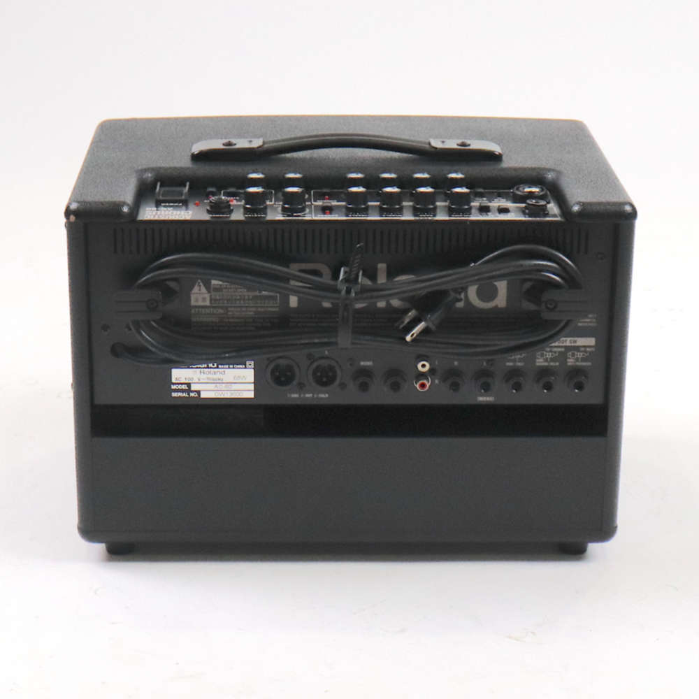【中古】 アコギアンプ ローランド ROLAND AC-60 アコースティックギター用アンプ アコギアンプ 裏面