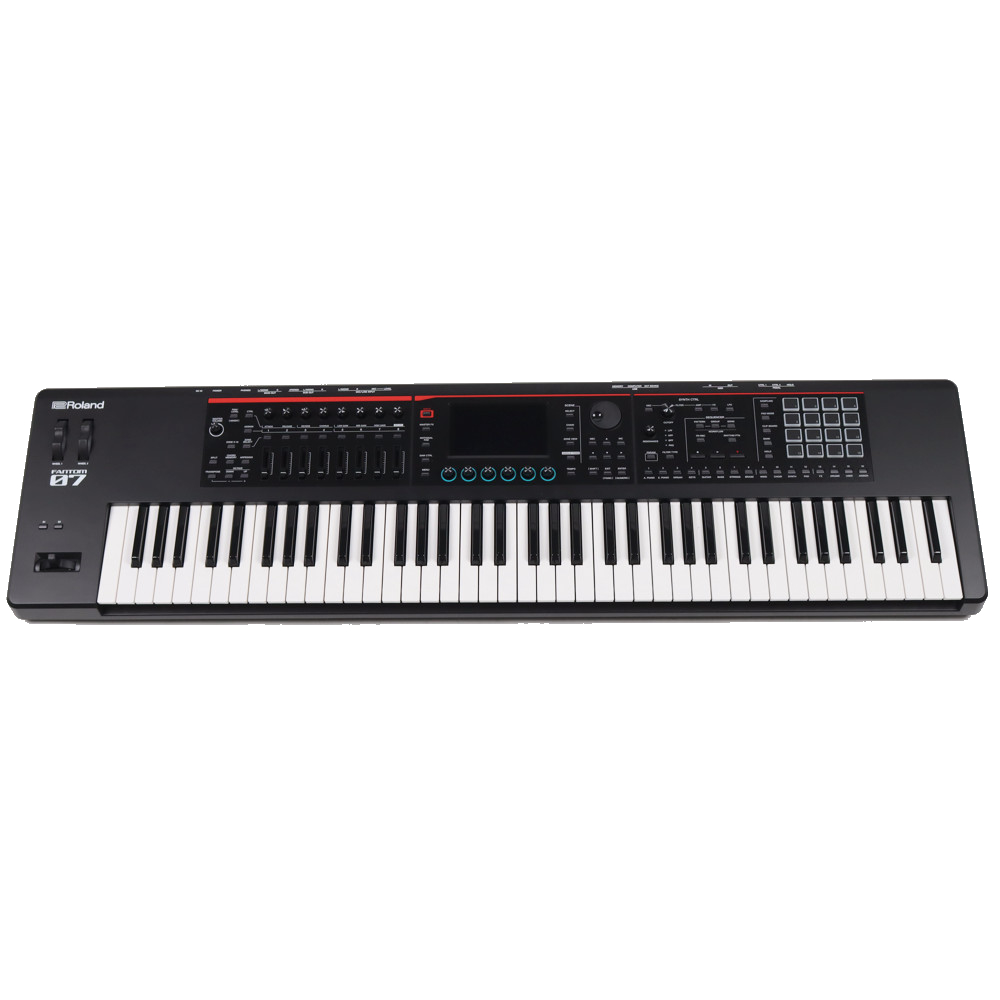【中古】 ROLAND FANTOM-07 MUSIC WORKSTATION シンセサイザー キーボード