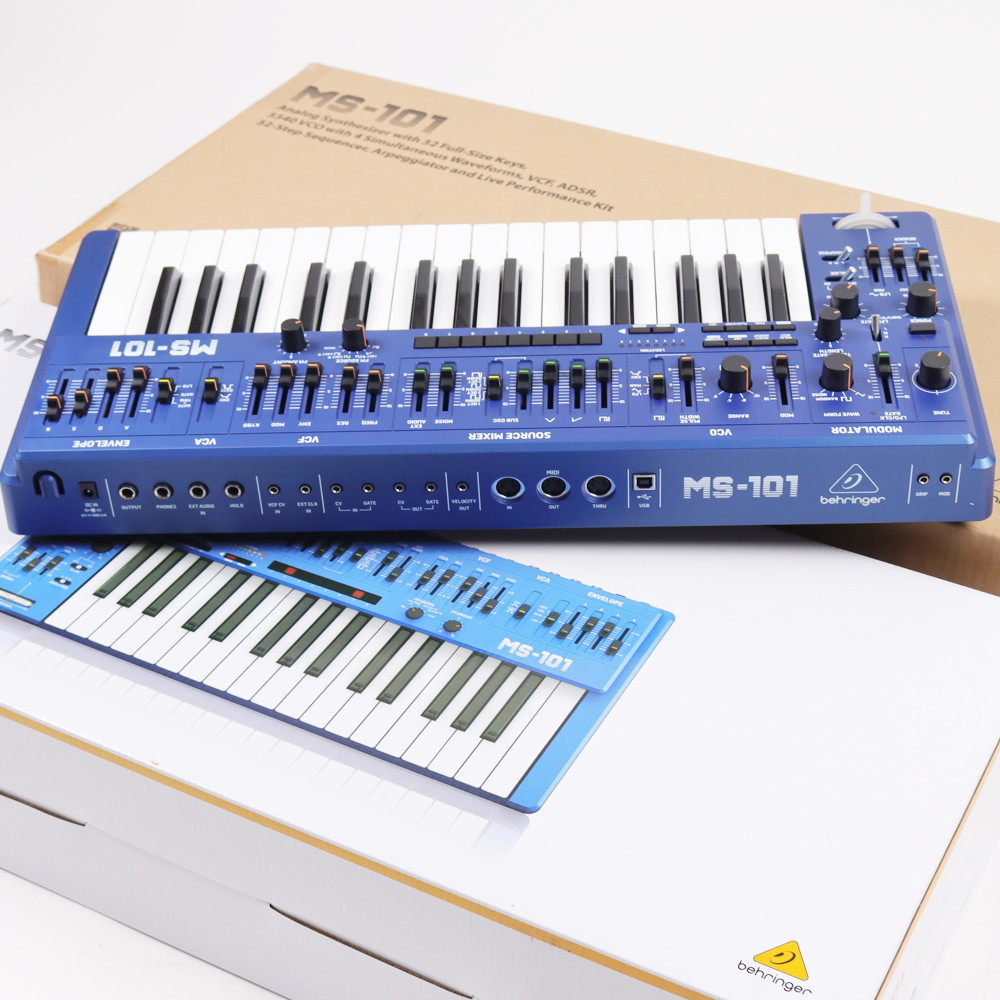 【中古】 シンセサイザー BEHRINGER MS-101 側面