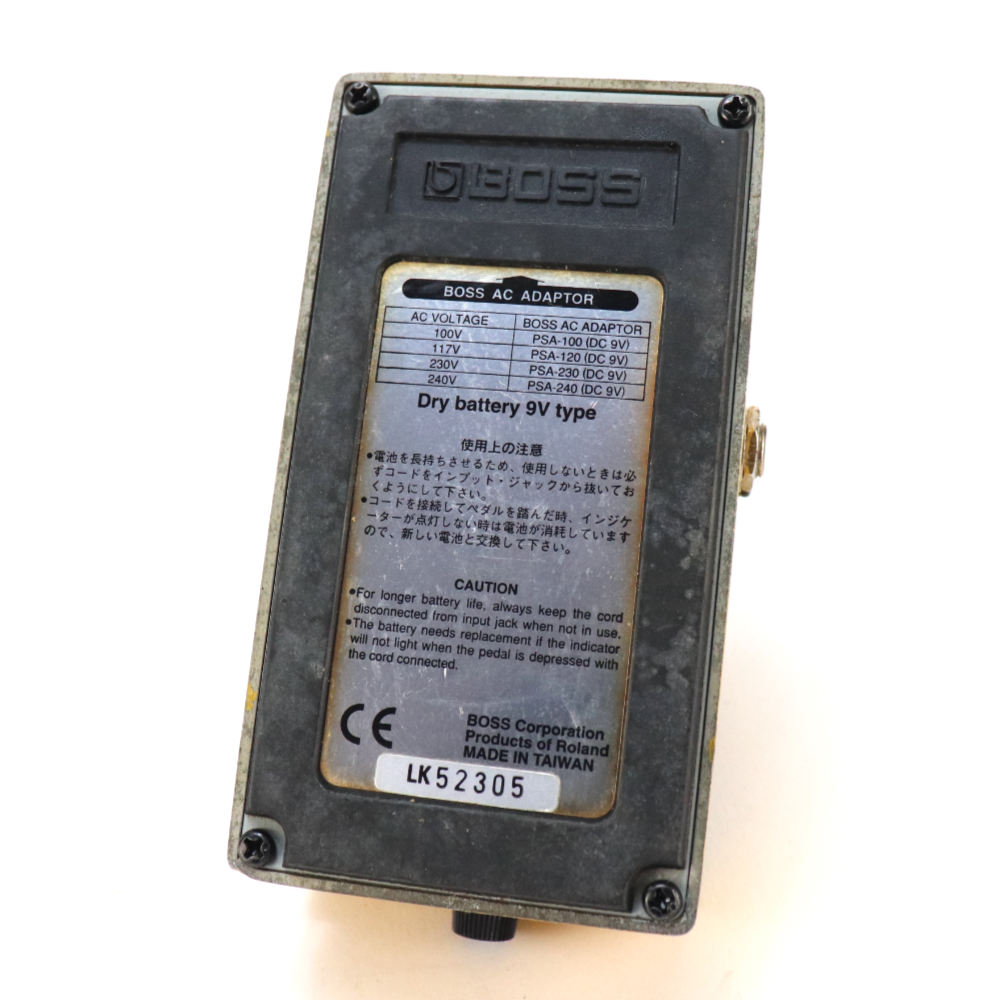 【中古】オーバードライブ ディストーション エフェクター BOSS OS-2 OverDrive Distortion ギターエフェクター ボトム画像