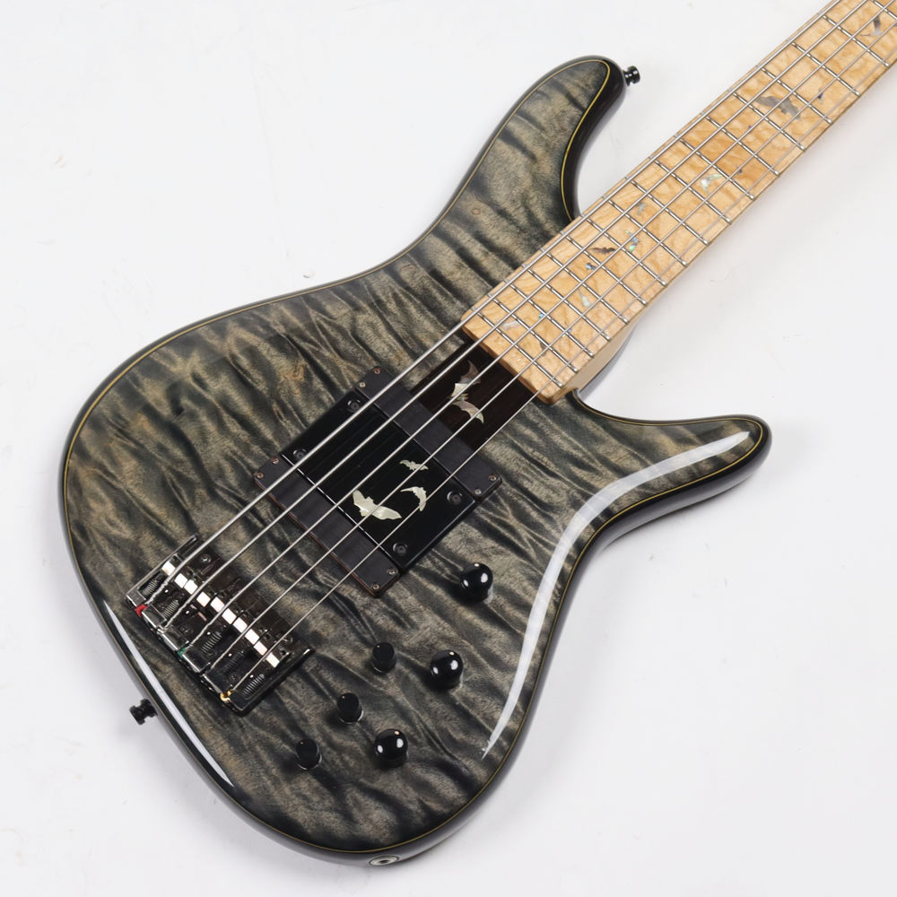 【中古】Sugi NB5M A EM/ASH BSBK 2013年製 5弦エレキベース ボディトップ