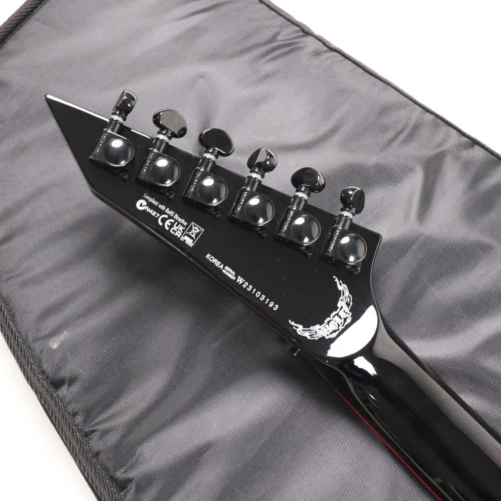【中古】 エレキギター LTD by ESP  GH-SV Black Gary Holt Signature Model  Slayer EXODUSのギタリスト ゲイリー・ホルトモデル ヘッド裏画像