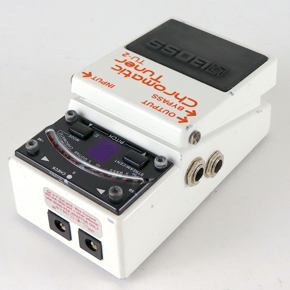 【中古】 クロマチックチューナー エフェクター BOSS TU-2 Chromatic Tuner ペダルチューナー 全体
