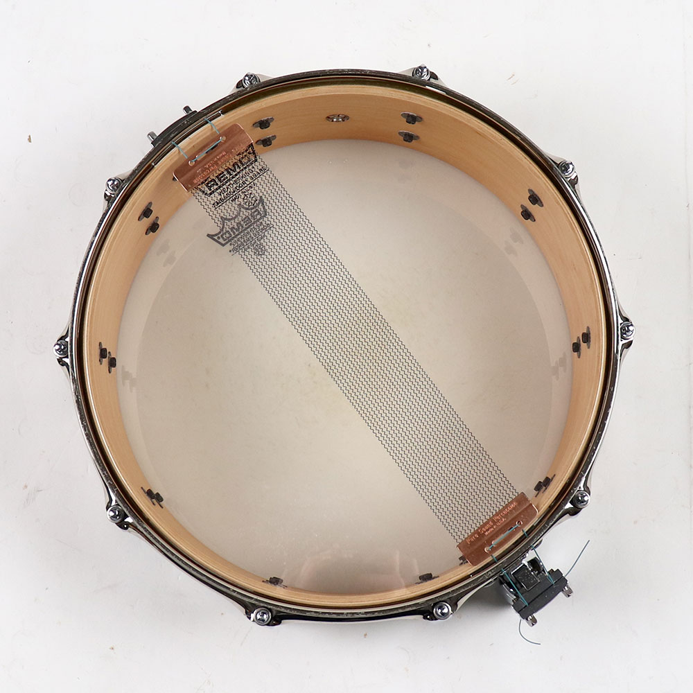【中古】 スネアドラム タマ TAMA AM350 HNG Standard Maple 14x5 メイプルシェル スネアドラム 裏面