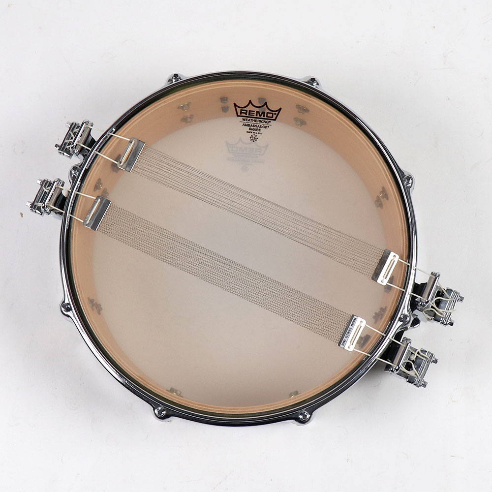 【中古】スネアドラム ヤマハ YAMAHA MSD14-DW Dave Weckl Signature Snare 14×5.5 デイヴ・ウェックル スネアドラム 裏面
