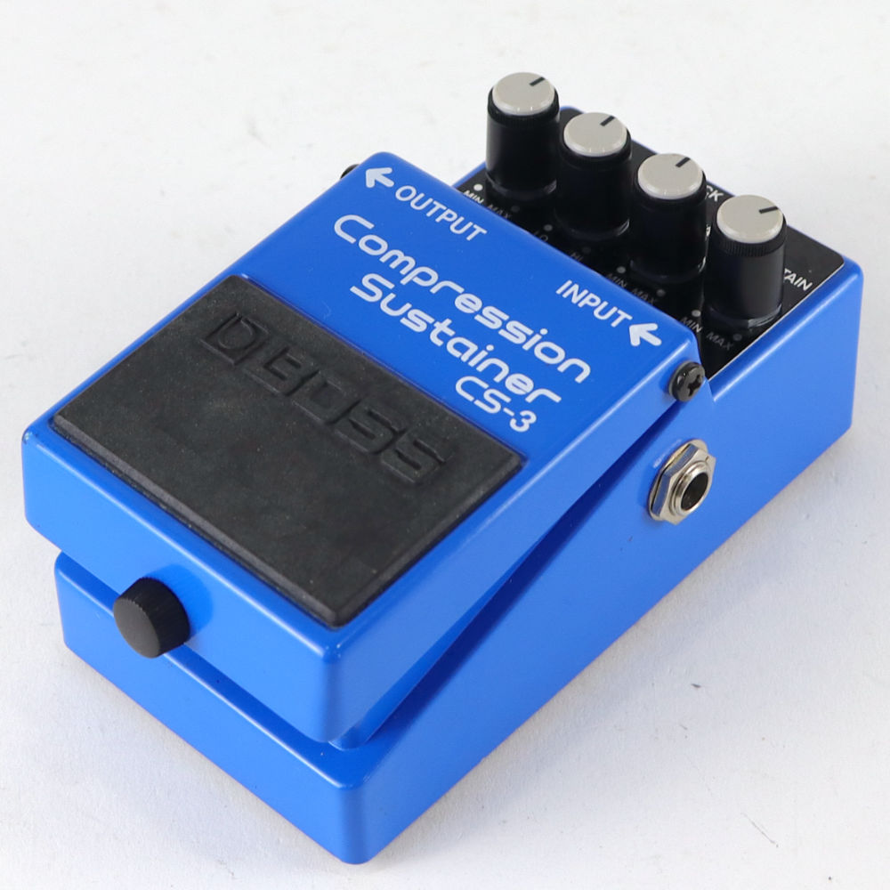 【中古】 コンプレッサー エフェクター BOSS CS-3 Compression Sustainer Made in Japan ギターエフェクター 全体