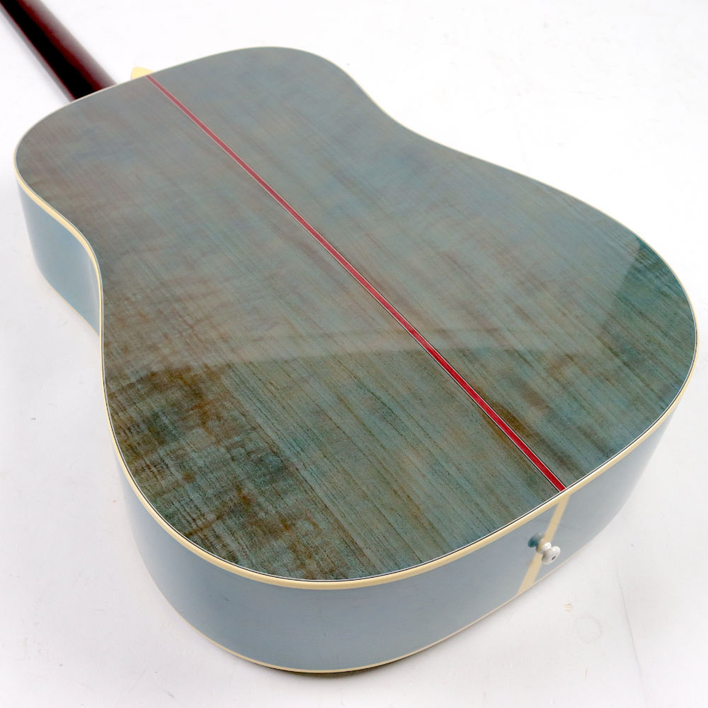 【中古】 アコースティックギター Headway HD-SAKURA SUMMER ’22 F， S/STD LNZB(Light NatsuZakura Blue)  2022年製 ヘッドウェイ 夏桜 ボディバック斜め画像