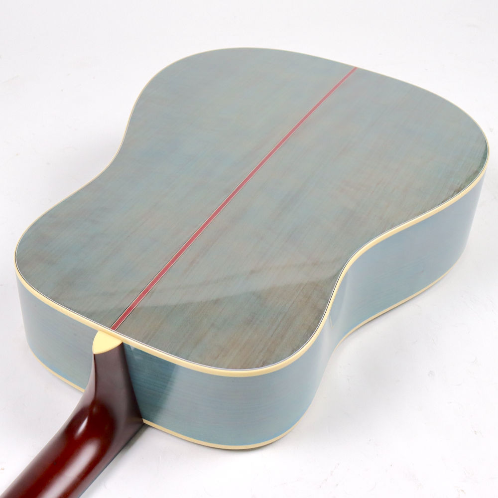 【中古】 アコースティックギター Headway HD-SAKURA SUMMER ’22 F， S/STD LNZB(Light NatsuZakura Blue)  2022年製 ヘッドウェイ 夏桜 ネック側バック画像
