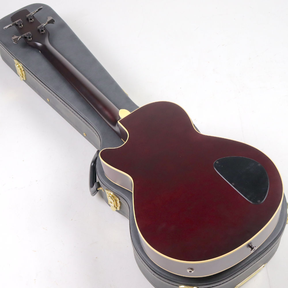 【中古】K.YAIRI Kヤイリ IKB-3 N CTM 2021年製 フレットレス エレクトリックアコースティックベース ハードケース付き バック画像