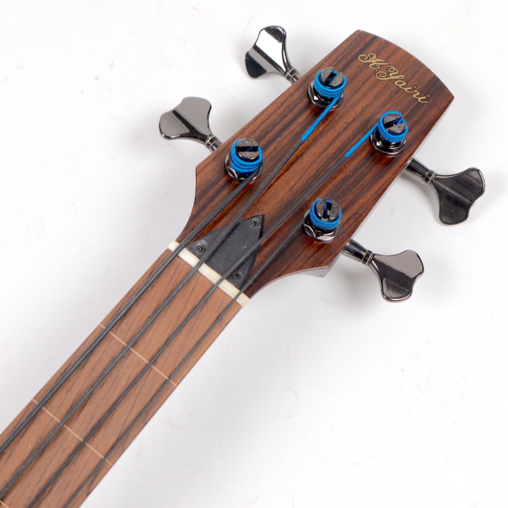 【中古】K.YAIRI Kヤイリ IKB-3 N CTM 2021年製 フレットレス エレクトリックアコースティックベース ハードケース付き ヘッド画像