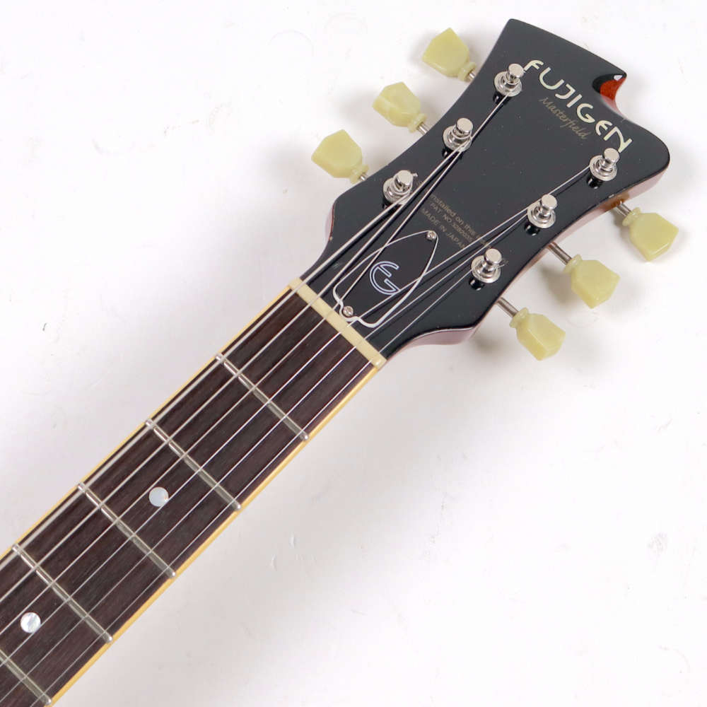 【中古】 エレキギター Fujigen MSA-HP Orange Burst MasterField 2008年製 フジゲン マスターフィールド セミアコースティックギター 日本製 ヘッド