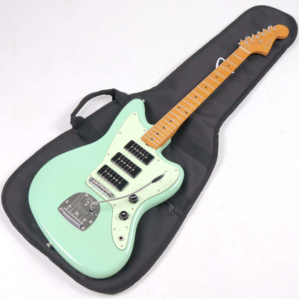 【中古】 エレキギター Fender Mexico Noventa Jazzmaster Maple Fingerboard Surf Green 2021年製 フェンダー メキシコ ジャズマスター